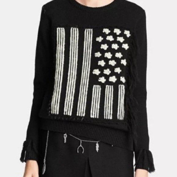Coach Sweaters - Coach USA Flag Intarsia Merino Wool Sweater